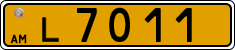 License plate of Armenia, Taxi
