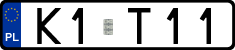 License plates of Poland, Vanity Plates