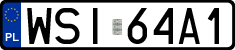 License plates of Poland, Regular car plates