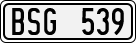 License plate of Sweden, Regular plates