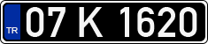 License plate of Turkey, Government and public administrations