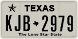 Texas, Regular plates (2012) (АBC-1234)