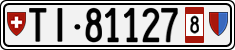 License plate of Switzerland, Provisional