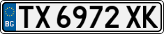 License plate of Bulgaria, Cars
