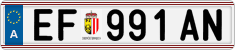 License plate of Austria, Regular plates