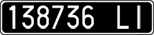 License plate of Italy, Cars (1927 year series)