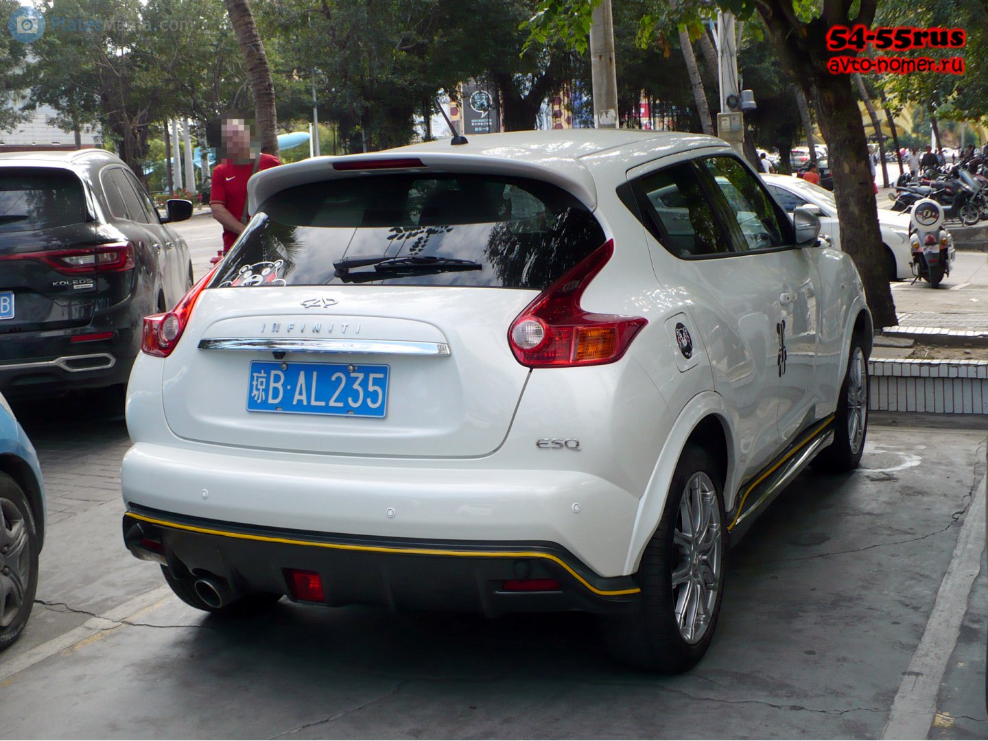 琼B·AL235, Infiniti ESQ 1st gen (F15; CN-market), 2014–2019