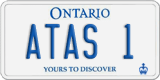 Ontario, Vanity Plates