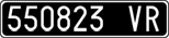 License plate of Italy, Cars (1927 year series)