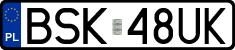 License plates of Poland, Regular car plates