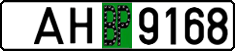 License plate Belarus, Provisional
