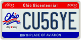 Ohio, AB12CD (Bicentennial)