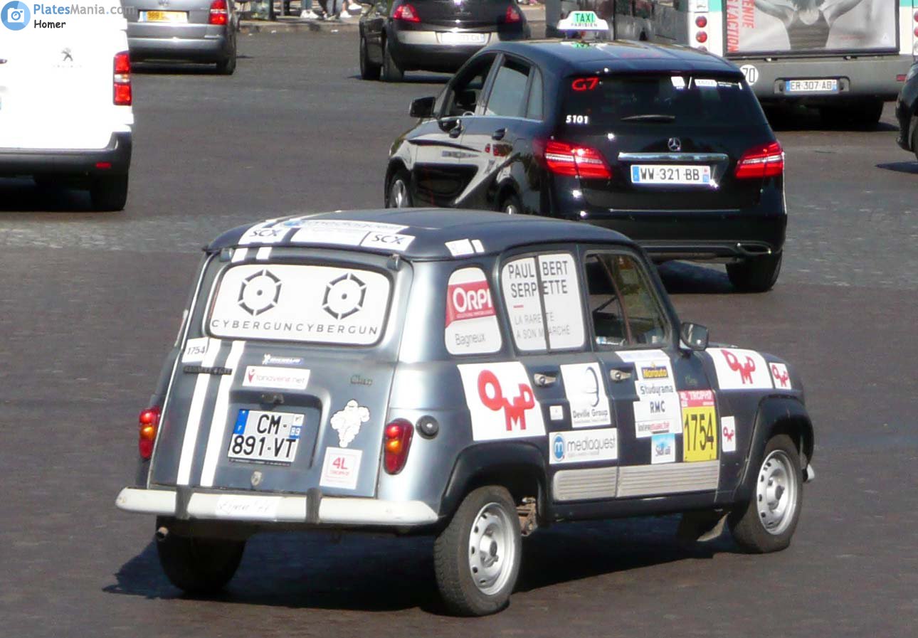 CM-891-VT, Renault 4 1st gen Sedan/Hatch (112), 1961–1992