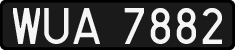 License plates of Poland, 1976 year system