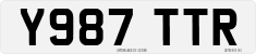 License plate of the United Kingdom, 1983 year system