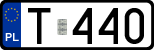 License plates of Poland, Regular car plates