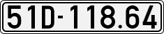 License plate of Vietnam, Cars