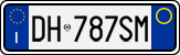 License plate of Italy, Cars (1994 year series)