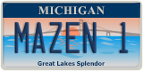 Michigan, Vanity Plates