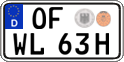 German license plate, Plates for oldtimers (type 