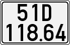 License plate of Vietnam, Cars