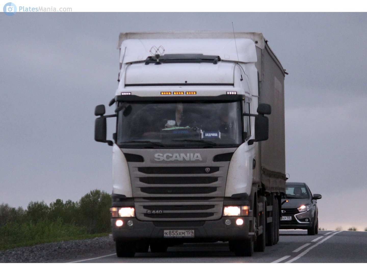 к 855 хм 159, Scania G-Series 1st gen, 2005–2018