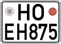 German license plate, Regular plates