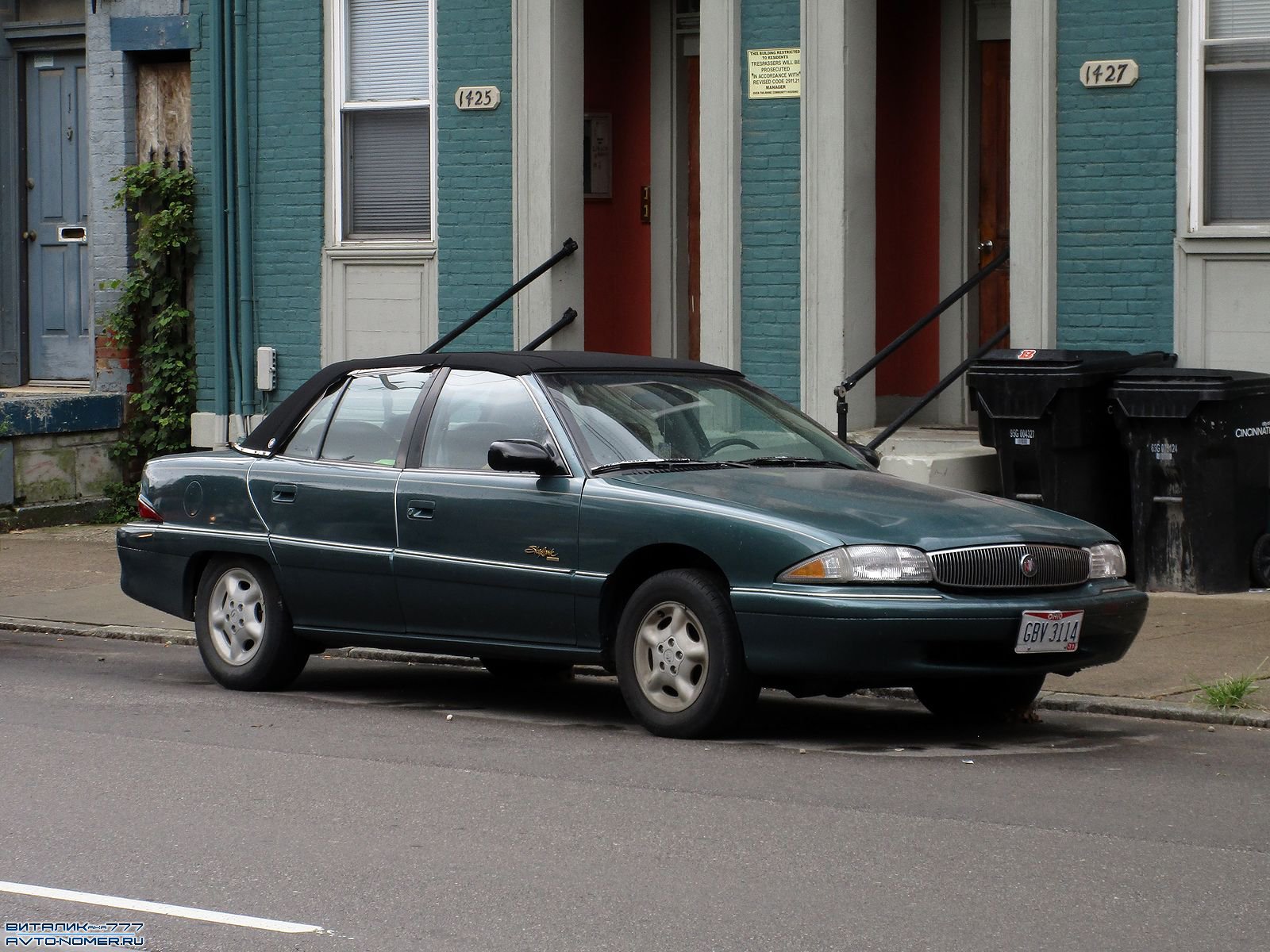 GBV 3114, Buick Skylark 7th gen Sedan (X-body), facelift, 1996–1998