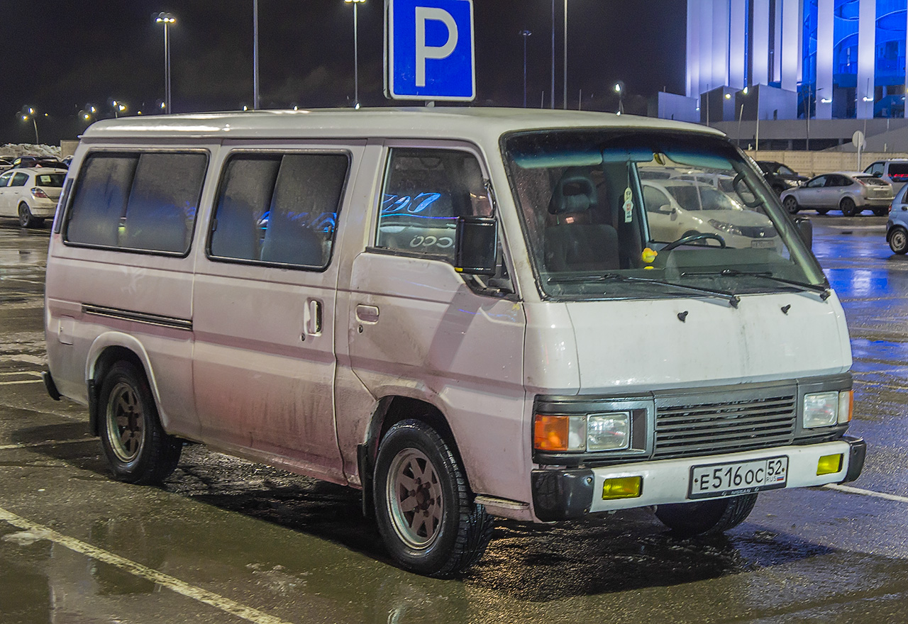 е 516 ос 52, Nissan Urvan 2nd gen (E24), 1986-2001