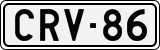 License plate of Finland, Cars