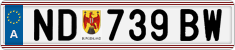 License plate of Austria, Regular plates