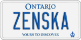 Ontario, Vanity Plates
