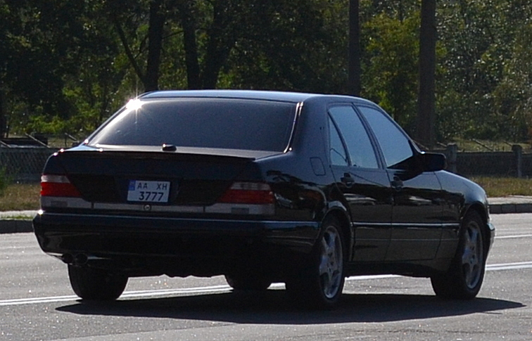 AA 3777 XH, Mercedes-Benz S-Klasse 5th gen Sedan (W140/V140), 1991–1998