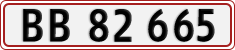 License plate of Denmark, Regular plates