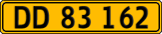 License plate of Denmark, Commercial vehicles