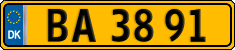 License plate of Denmark, Commercial vehicles