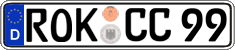 German license plate, Regular plates