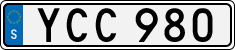 License plate of Sweden, Regular plates
