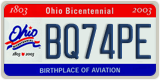 Ohio, AB12CD (Bicentennial)