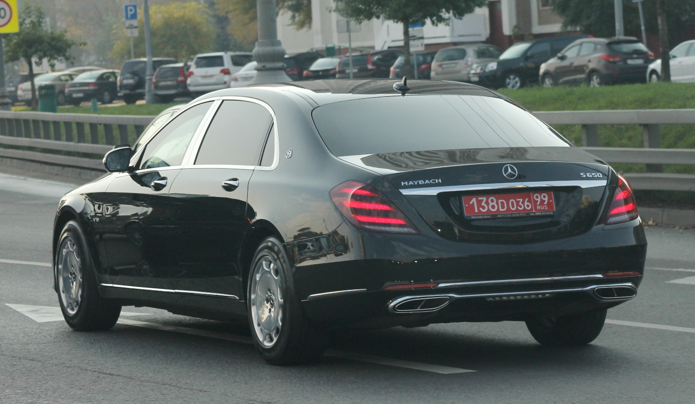 138 D 036 99, Mercedes-Benz S-Klasse Maybach, 8th gen Sedan (X222), 2015–2020
