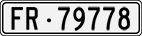 License plate of Switzerland, Cars