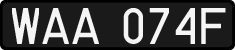License plates of Poland, 1976 year system
