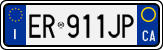 License plate of Italy, Cars (1994 year series)