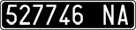License plate of Italy, Cars (1927 year series)