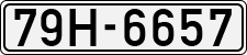 License plate of Vietnam, Cars