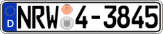 German license plate, Regional authorities
