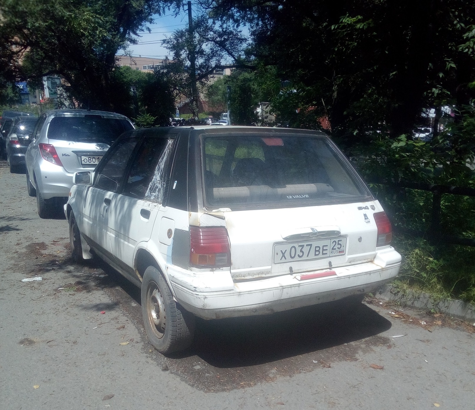 х 037 ве 25, Toyota Starlet 3rd gen 5-door Hatch (P70), 1984–1989
