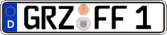 German license plate, Regular plates