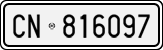 License plate of Italy, Cars (1927 year series)