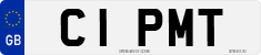 License plate of the United Kingdom, 1983 year system